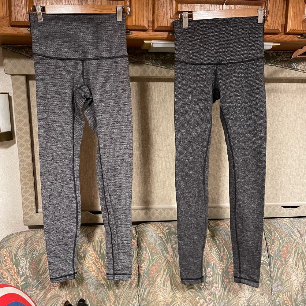 [Lululemon bundle] Lululemon Wunder Under High-Rise Tight Heathered Black